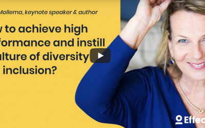 Effectory Webinar: How to achieve high performance and instill a culture of diversity and inclusion