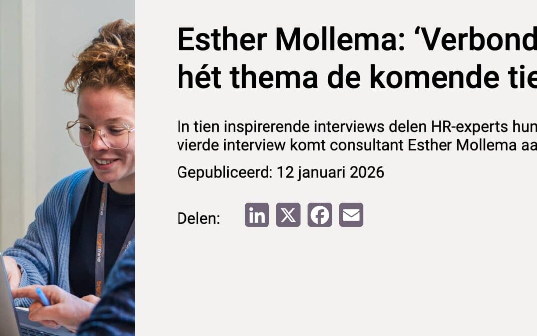 Esther geïnterviewd door Brightmine over de HR-trends van 2026